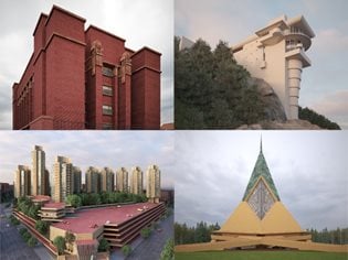These 3D Renderings Bring Wright’s Unbuilt Masterpieces to Life 