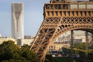 The Tour Eiffel upside-down? Is MAD Architects' Mirage