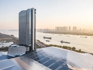 Morphosis-Designed Yangtze River International Conference Center Opens In Nanjing Jiangbei New District, China 