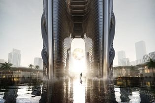 Burj Jumeira aerodynamic and bifurcated shape revealed