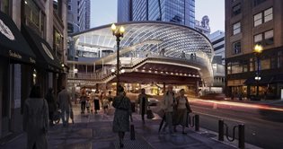 SOM and TranSystems redesign one of the oldest stations in Chicago’s elevated rail network