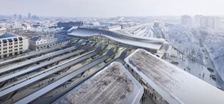 Vilnius railway station renovation: Zaha Hadid Architects ranks first in design competition
