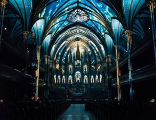 AURA, a luminous experience in the heart of Montreal's Notre-Dame Basilica
